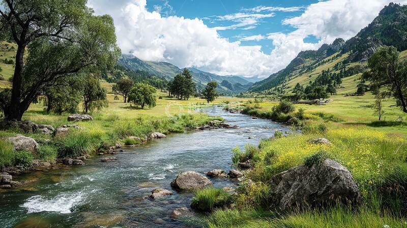 高清大图下载【趣麦麦图】河流  不息  透亮