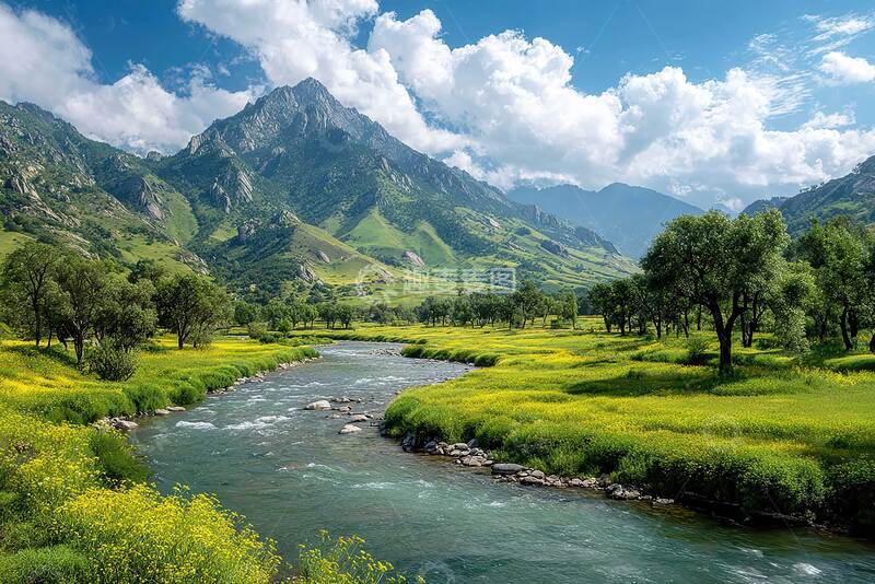 高清大图下载【趣麦麦图】河流  幽深  如镜 