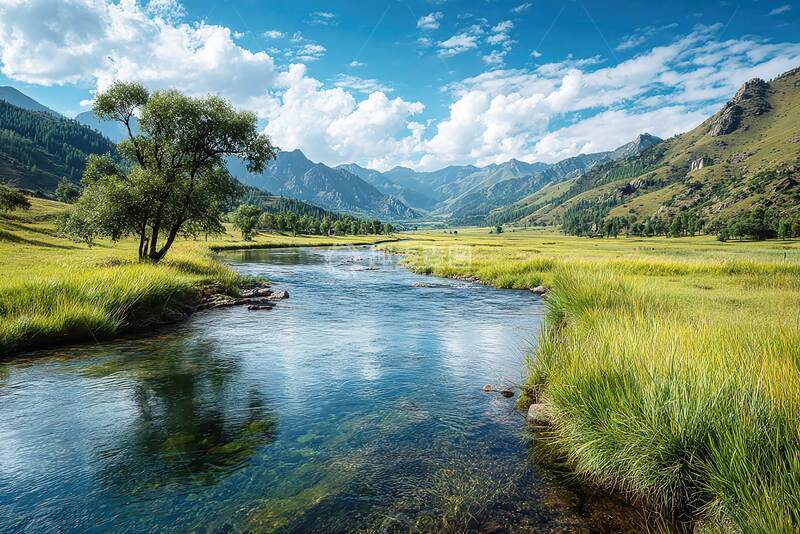 高清大图下载【趣麦麦图】河流  幽深  秀美 