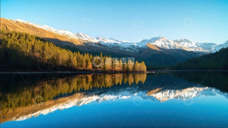 高清大图下载【趣麦麦图】湖泊  寂然  暮色   