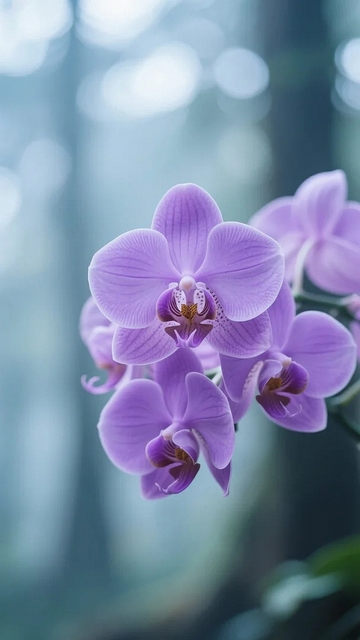 淡紫色的蝴蝶兰08