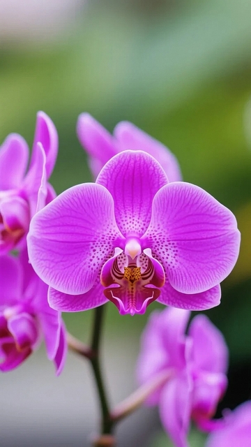 淡紫色的蝴蝶兰01