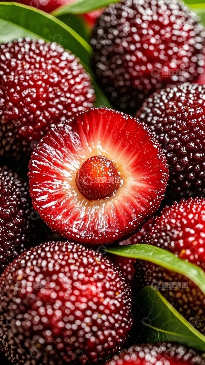 高清大图下载【趣麦麦图】熟透了的杨梅01