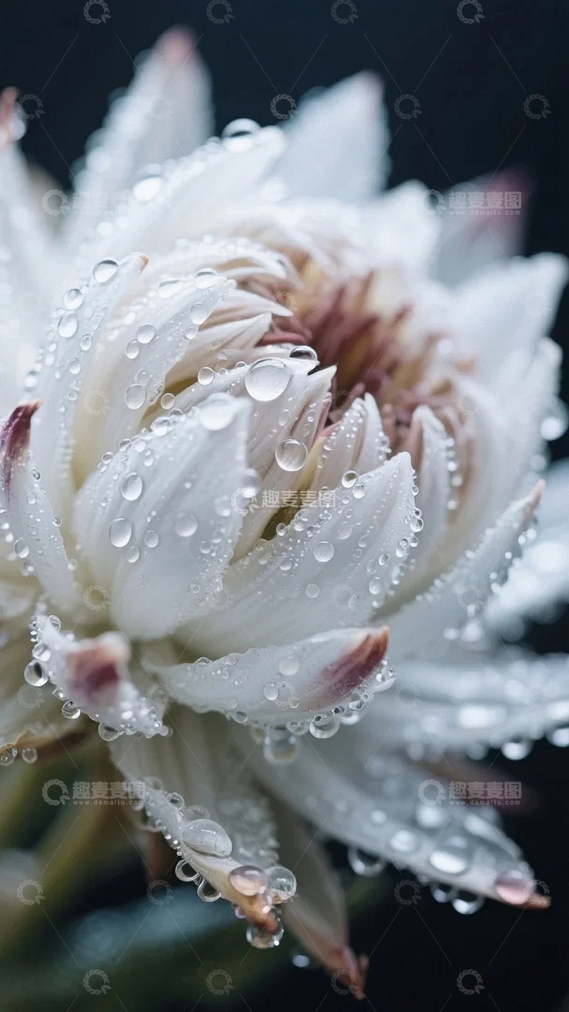 高清大图下载【趣麦麦图】雪中傲放的雪莲花06