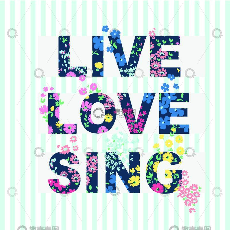 源文件下载【趣麦麦图】-英文字体励志短语免扣