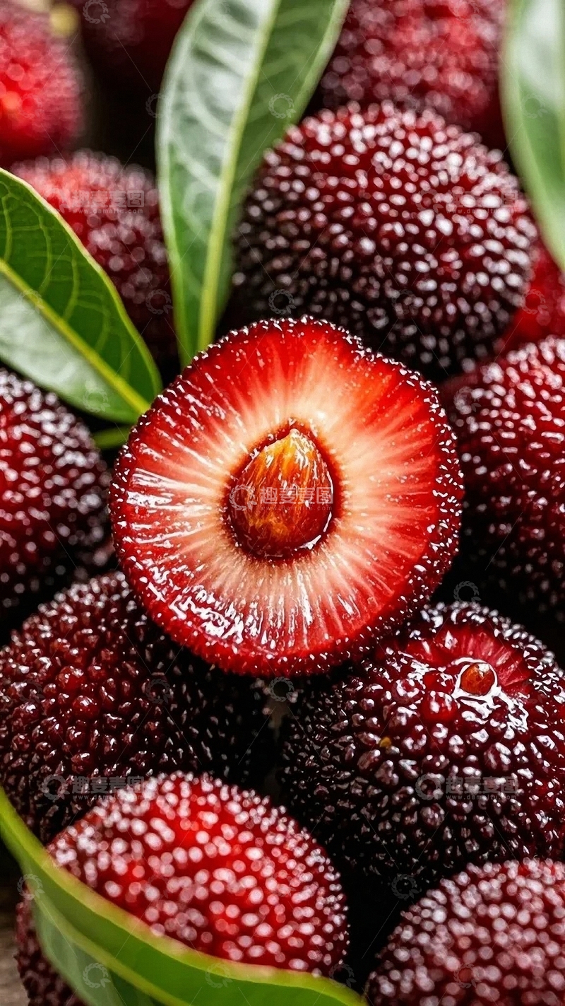 高清大图下载【趣麦麦图】熟透了的杨梅05