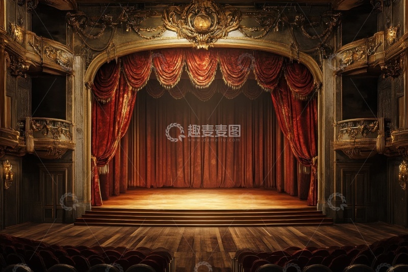 辉煌的舞台展台
