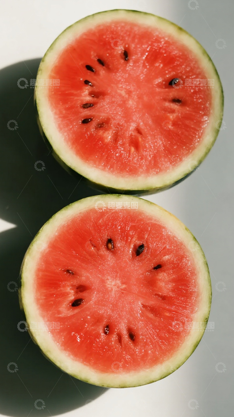 高清大图下载【趣麦麦图】夏日西瓜切片多汁清凉2