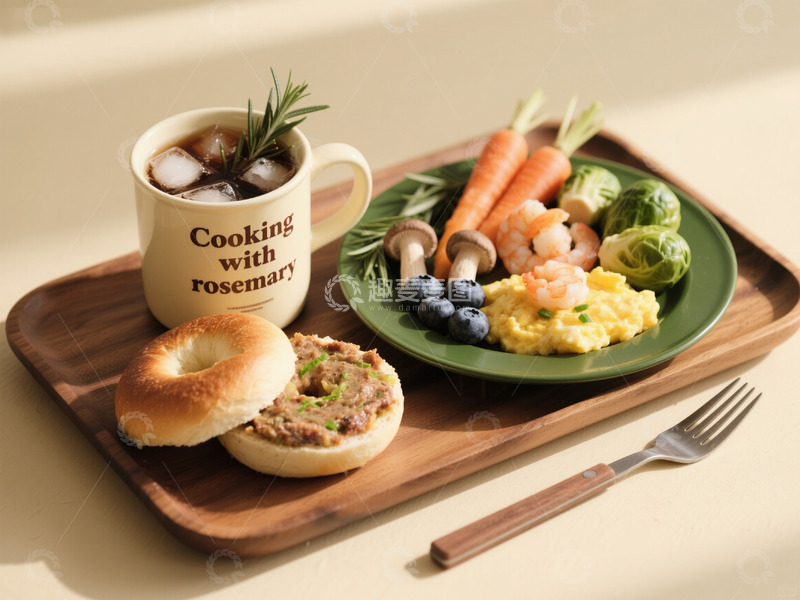 高清大图下载【趣麦麦图】西餐汉堡美食