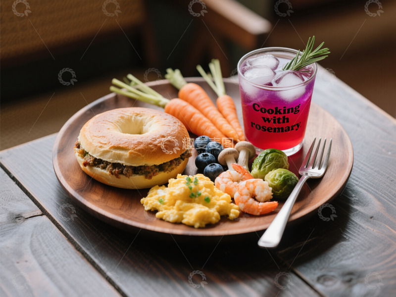 高清大图下载【趣麦麦图】西餐汉堡美食