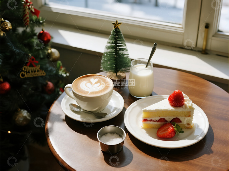 高清大图下载【趣麦麦图】咖啡蛋糕摄影