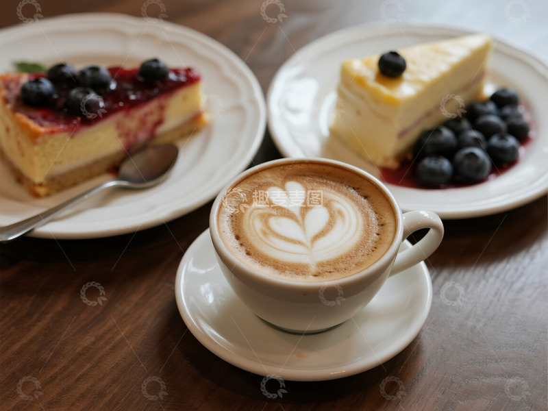 高清大图下载【趣麦麦图】咖啡蛋糕摄影