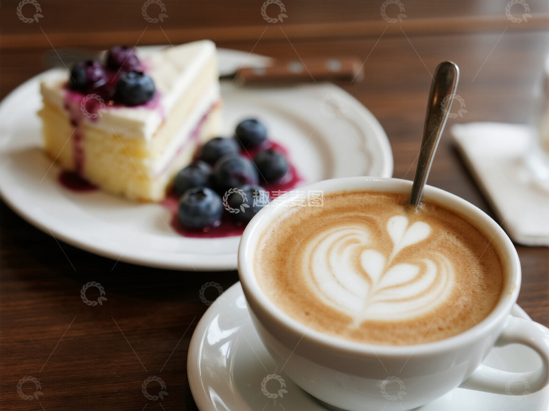 高清大图下载【趣麦麦图】咖啡蛋糕摄影