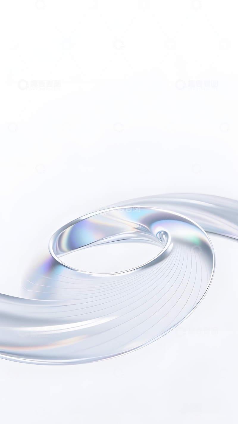 高清大图下载【趣麦麦图】银色简约半透明材质背景