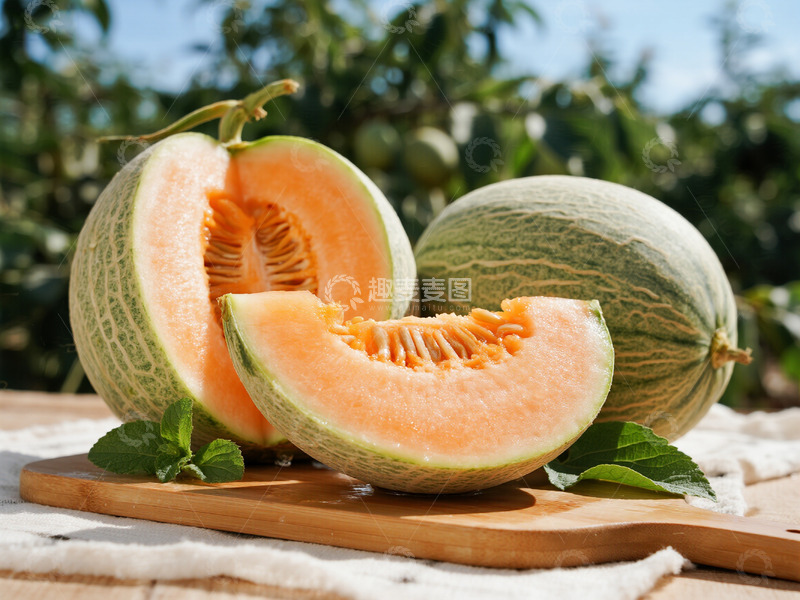 高清大图下载【趣麦麦图】哈密瓜水果摄影