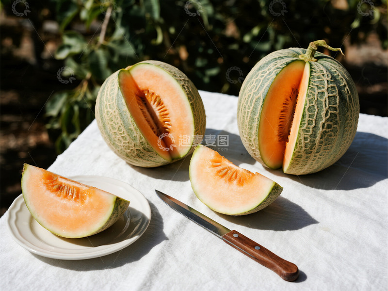 高清大图下载【趣麦麦图】哈密瓜水果摄影