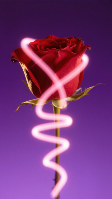 红玫瑰光绘热烈浪漫爱情1