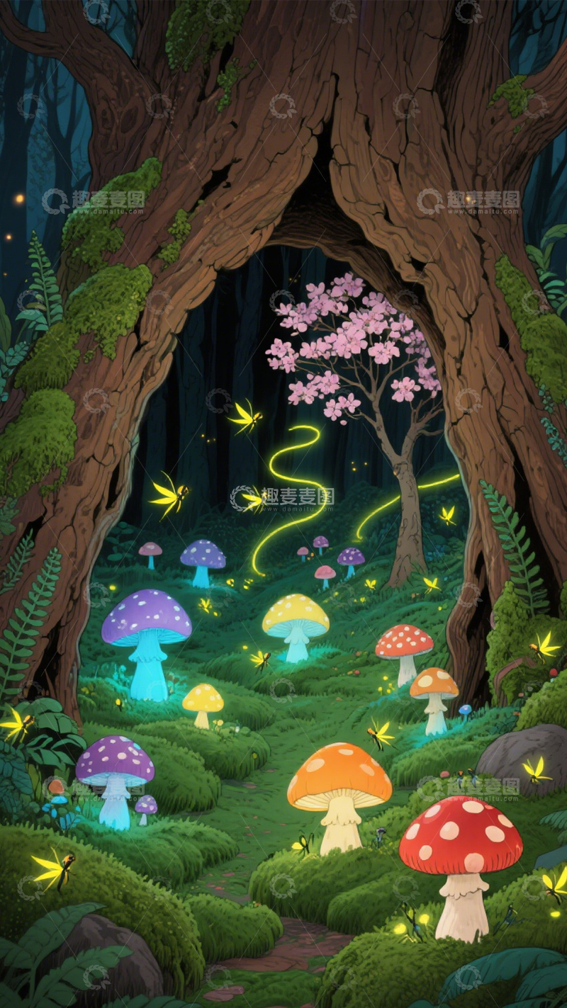 高清大图下载【趣麦麦图】神秘童话风景