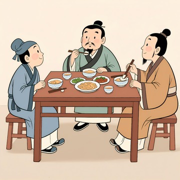 古代人吃饭就餐