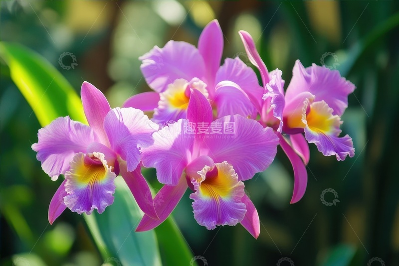 高清大图下载【趣麦麦图】盛开的蝴蝶兰花卉