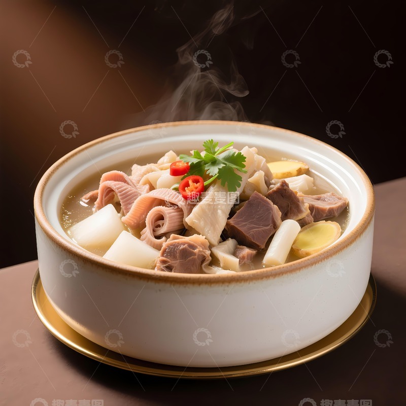 高清大图下载【趣麦麦图】-牛杂汤牛肉汤