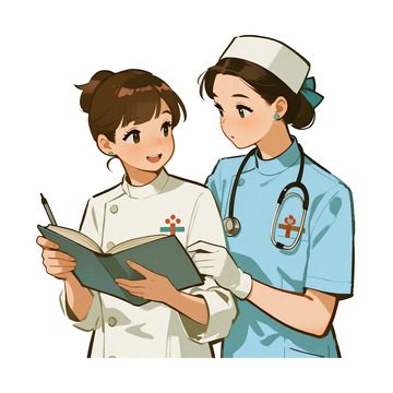 护士白衣天使免抠元素