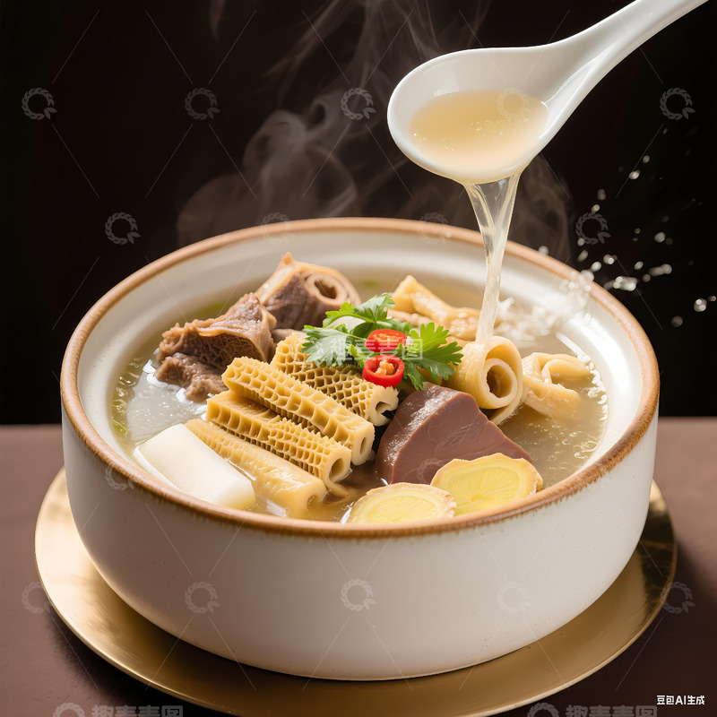 高清大图下载【趣麦麦图】羊杂汤牛杂汤