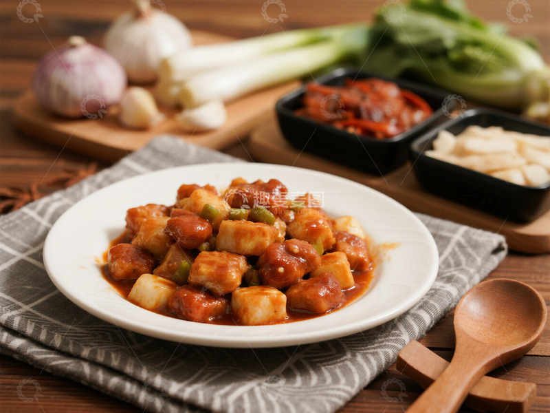 高清大图下载【趣麦麦图】宫保鸡丁摄影图10