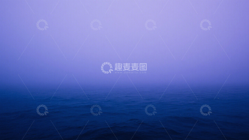 高清大图下载【趣麦麦图】静谧海平线宁静治愈风景1