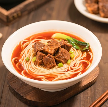 一碗红烧牛肉面