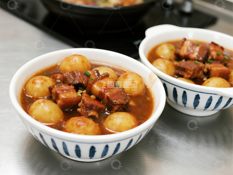 高清大图下载【趣麦麦图】土豆红烧肉摄影4