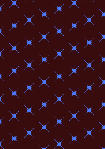 咖色蓝色撞色几何图案