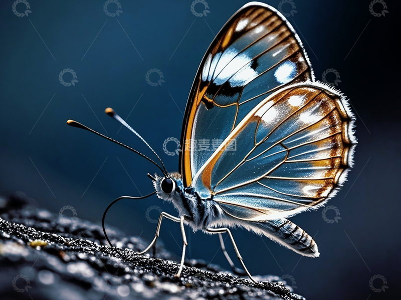 高清大图下载【趣麦麦图】多彩蝴蝶静态2