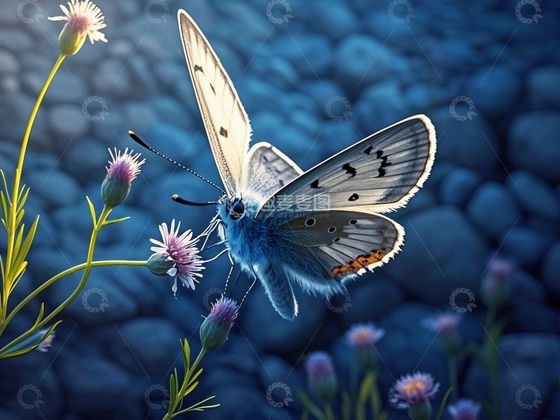 高清大图下载【趣麦麦图】多彩蝴蝶静态 4