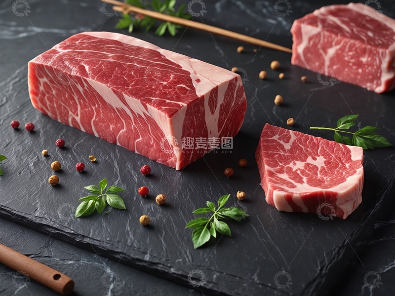 高清大图下载【趣麦麦图】新鲜美食西餐牛排