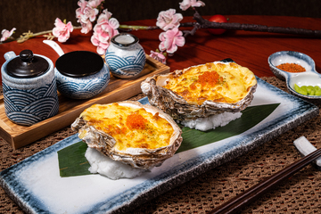 美食芝士焗生蚝