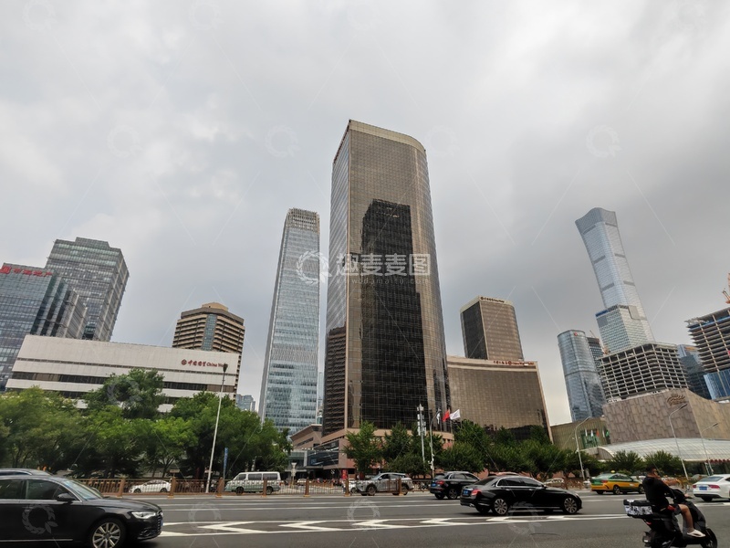 高清大图下载【趣麦麦图】北京CBD ，摩天大楼 ，金融商务 1