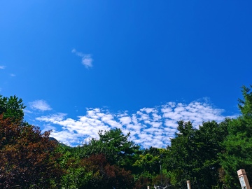 鹫峰，蓝天，白云，3