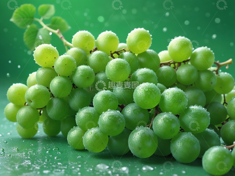 高清大图下载【趣麦麦图】新鲜自然的葡萄