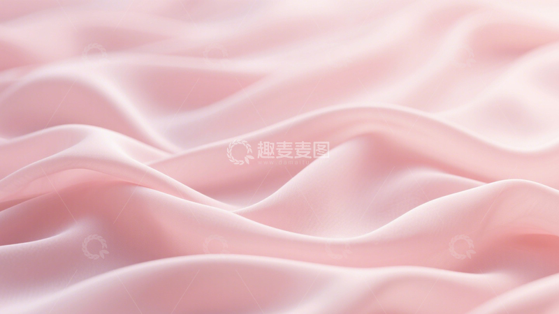 高清大图下载【趣麦麦图】粉缎褶皱优雅温柔质感2