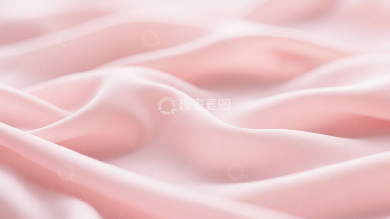 高清大图下载【趣麦麦图】粉缎褶皱优雅温柔质感1