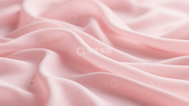 高清大图下载【趣麦麦图】粉缎褶皱优雅温柔质感3