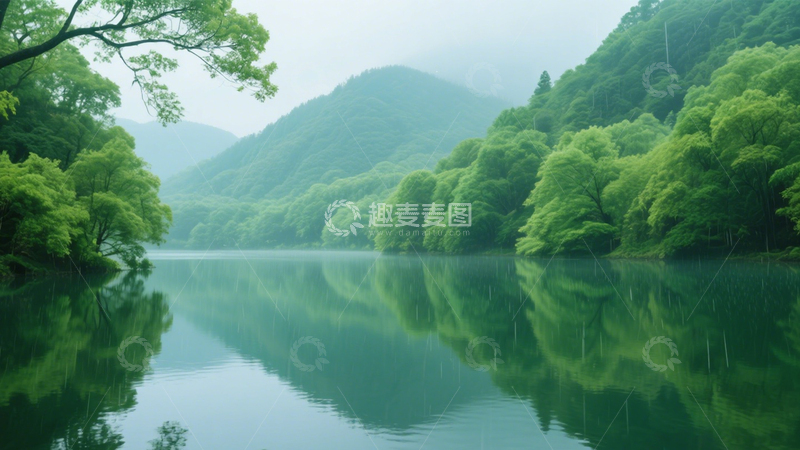 高清大图下载【趣麦麦图】山水倒影诗意宁静风景2