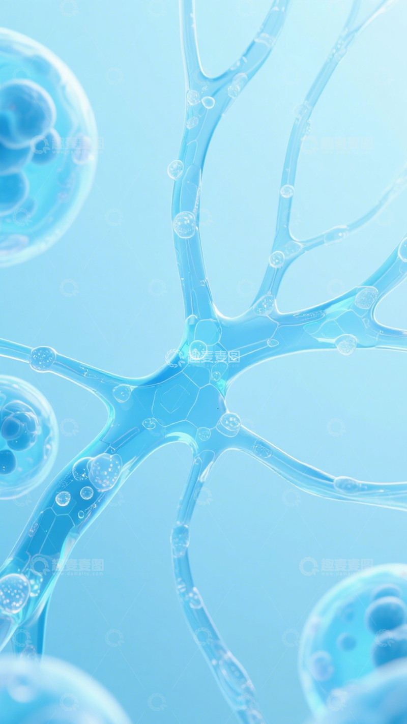 高清大图下载【趣麦麦图】细胞结构微观科学探索3