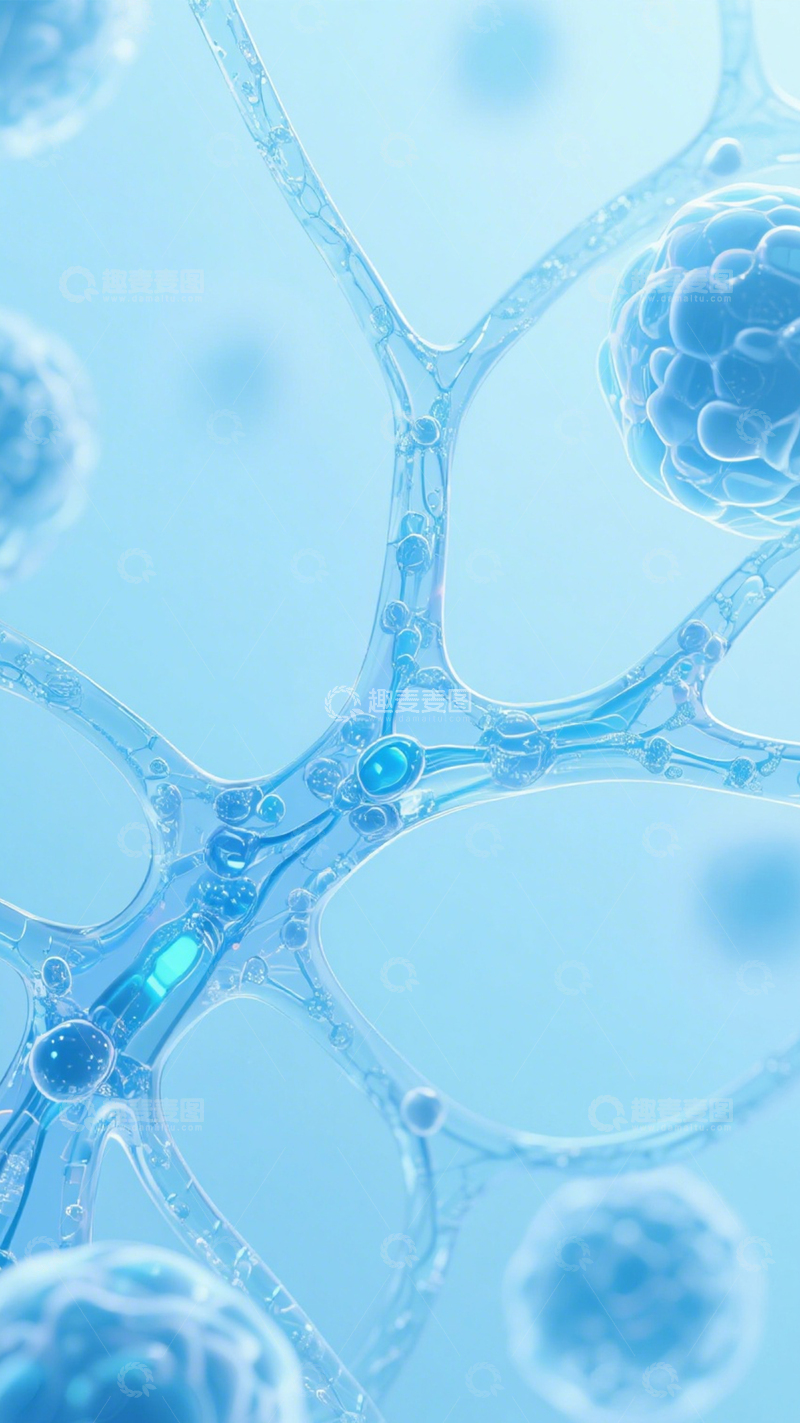 高清大图下载【趣麦麦图】细胞结构微观科学探索