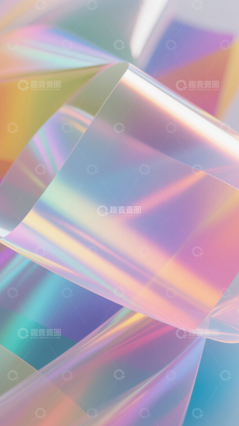 高清大图下载【趣麦麦图】幻彩塑料色彩渐变时尚