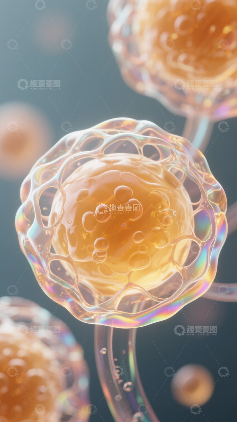 高清大图下载【趣麦麦图】微观细胞透明结构探索