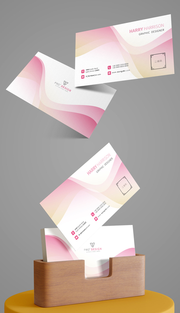 美容美发简约名片