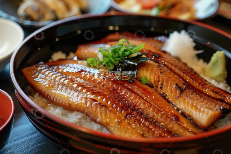 高清大图下载【趣麦麦图】一碗美味的鳗鱼饭