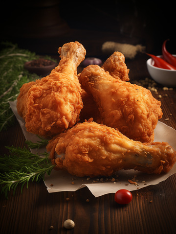 美味香酥炸鸡翅摄影图11